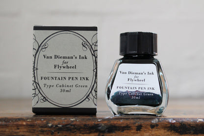 Van Dieman's Flywheel - Type Cabinet Green Fountain Pen Ink