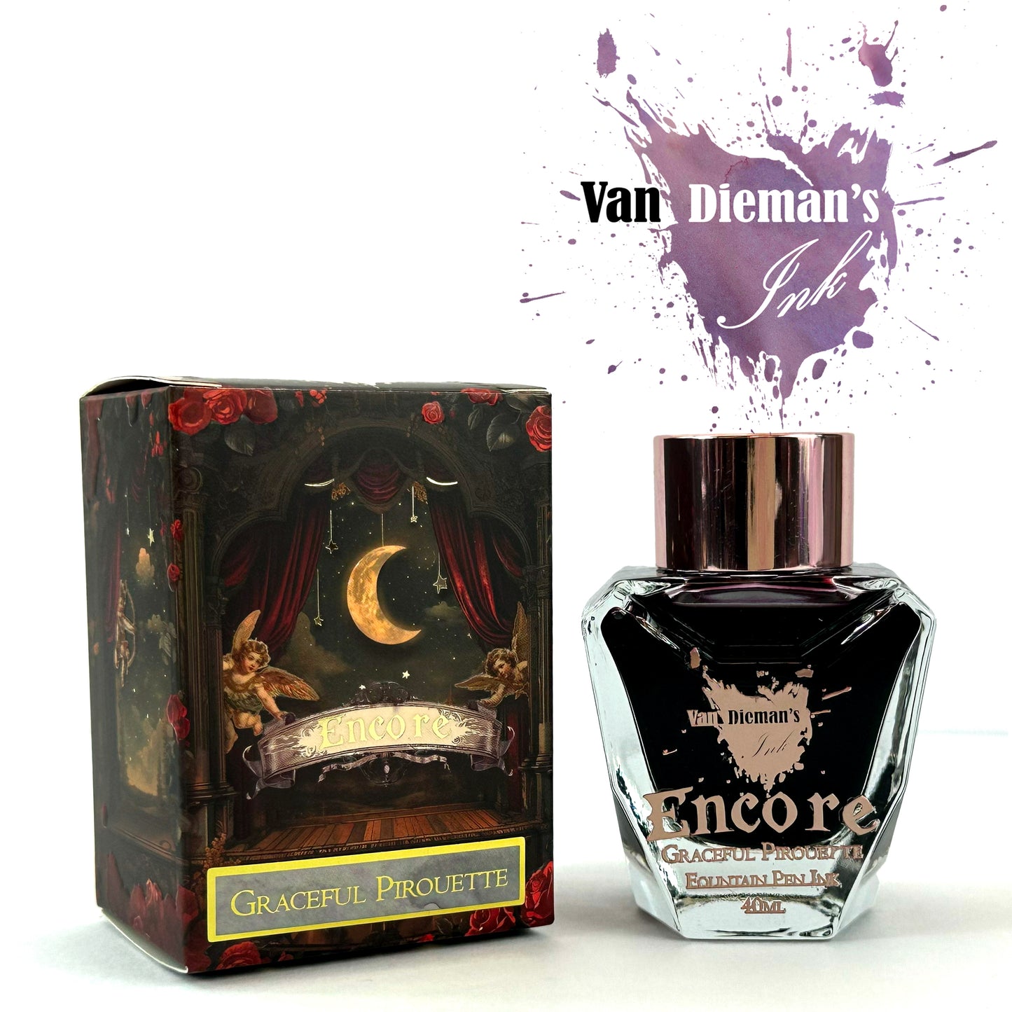 Van Dieman's Encore - Graceful Pirouette 40ml Fountain Pen Ink