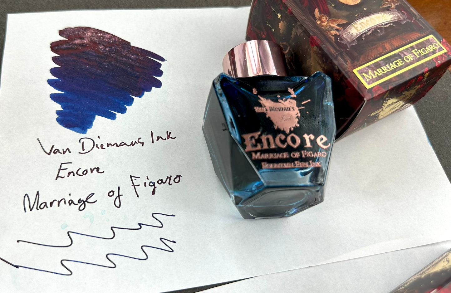 Van Dieman's Encore - Marriage of Figaro 40ml Shimmering Fountain Pen Ink